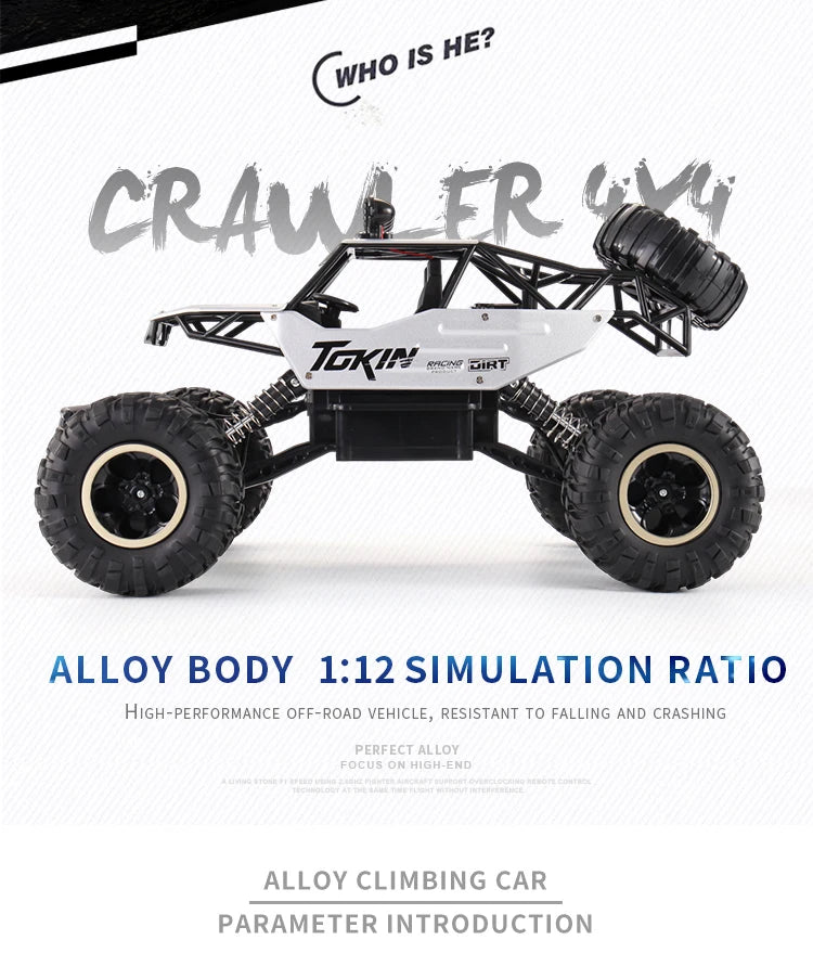 Oike RC Car Remote Control Climbing Vehicle Outdoor All Terrain Off-road Trucks 4WD Racing Drift Cars