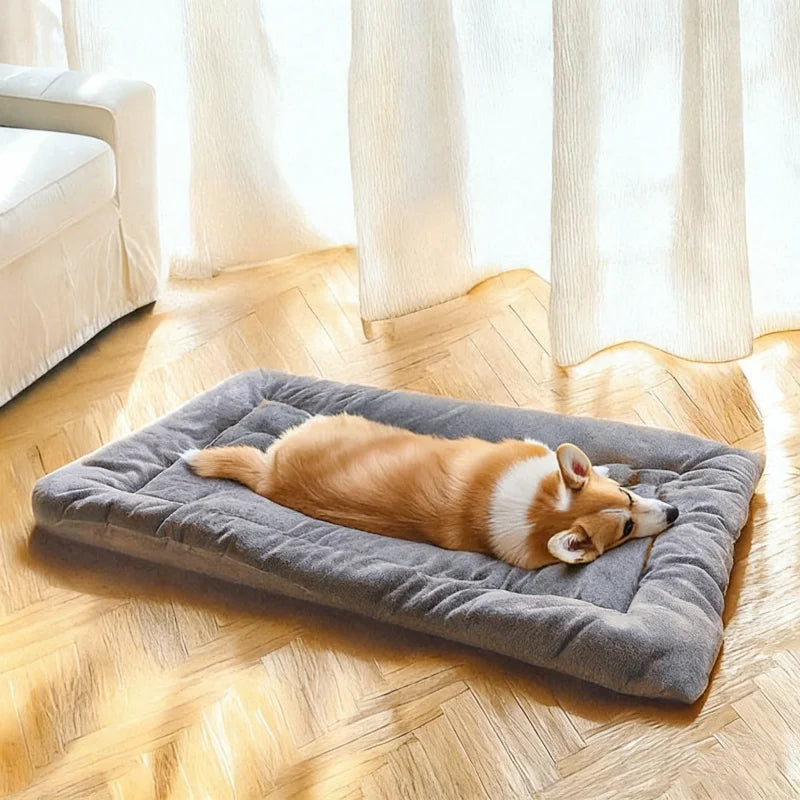 Extra Large Plush Dog Bed Sofa Thickened Super Soft Polyester Pet For Small Medium Large Dog