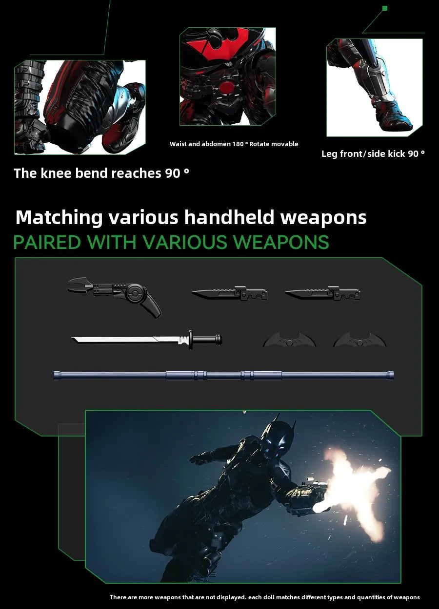 New F5 Batman Arkham Knight Assembled Model Blind Box 11style 10cm Action Figure Collection Model Toys