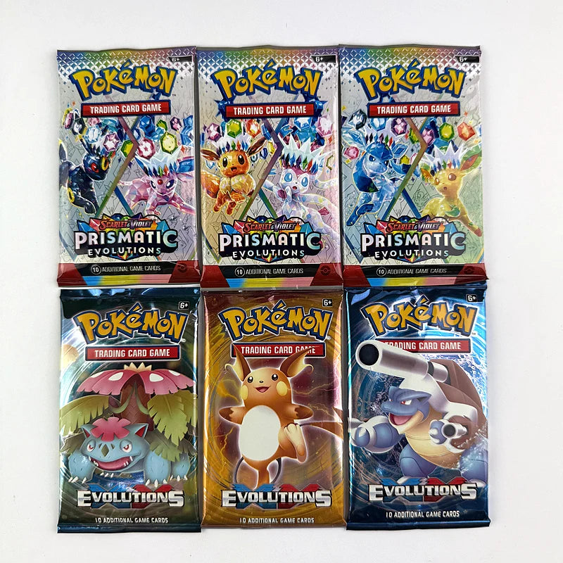 10/20 Pcs Pokemon Card Prismatic 151 Evolutions English Booster Battle Trading Collection Cards