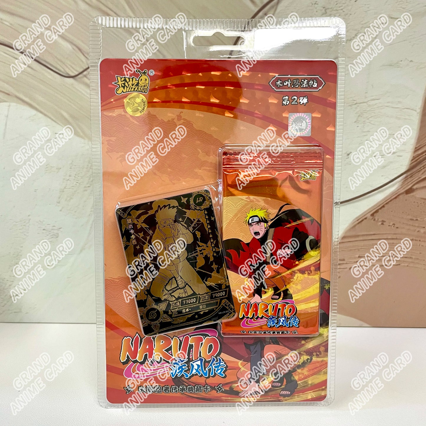 KAYOU Genuine Naruto Cards T2W9 T2W8 Booster Box Anime TCG Rare Ninja World Fight Chapter Collection