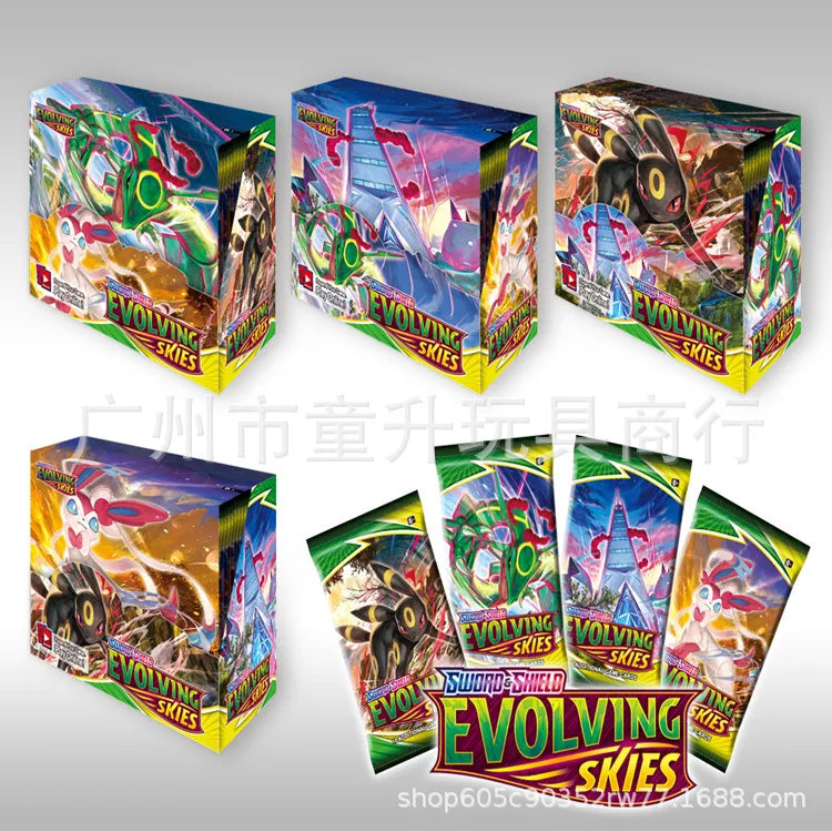 360Pcs Pokemon Destined Rivals Prismatic Evolutions Card Stellar Crown 151 Ultra Prism English Booster Battle Transaction Card