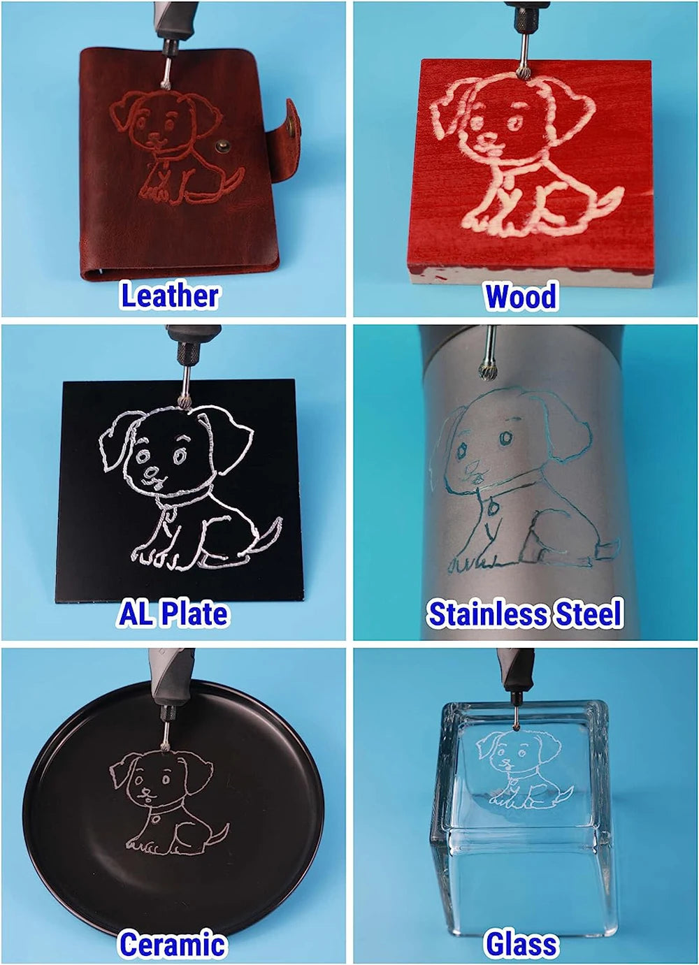 10PCS Carbide Burr Set Compatible with Dremel 1/8" Shank Die Grinder Rotary Tool Rasp Bits Wood Metal Carving Electric Grinding