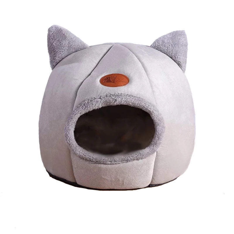 New Deep Sleep Comfort Cat Bed Iittle Mat Basket Cave Nest