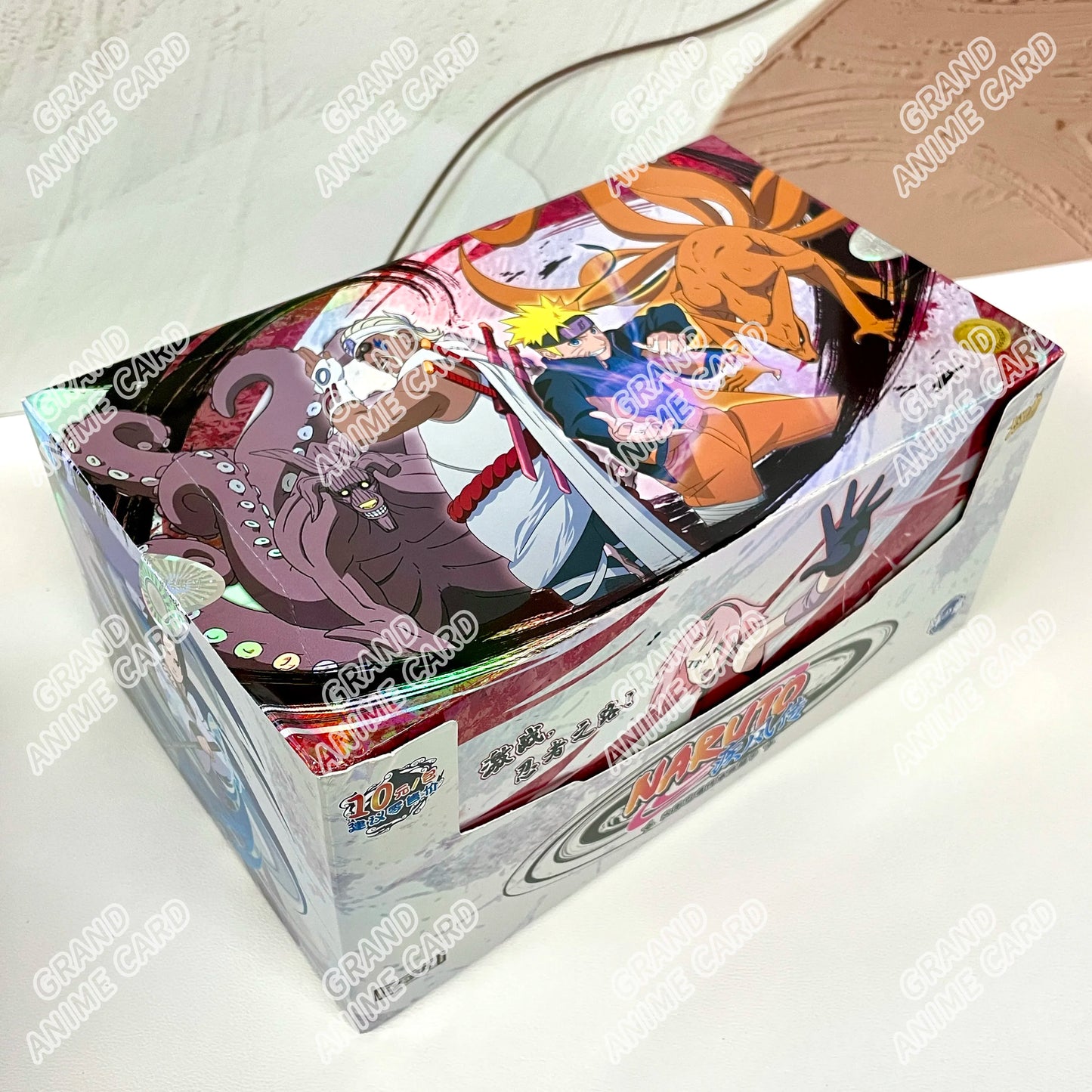 KAYOU Genuine Naruto Cards T2W9 T2W8 Booster Box Anime TCG Rare Ninja World Fight Chapter Collection