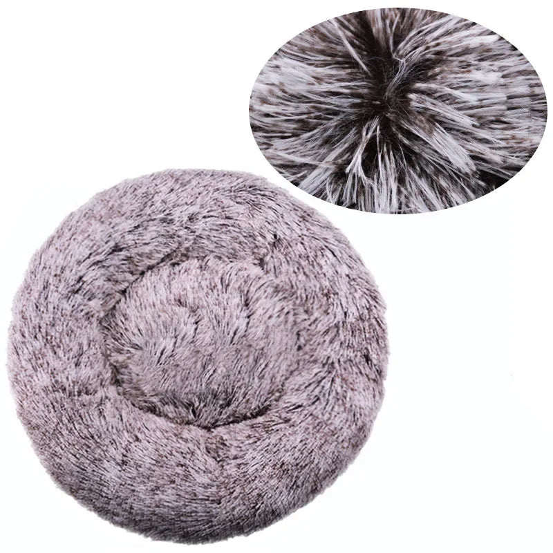 40-90cm 6 Sizes Round Super Soft Pet Bed for Large Dog & Cat