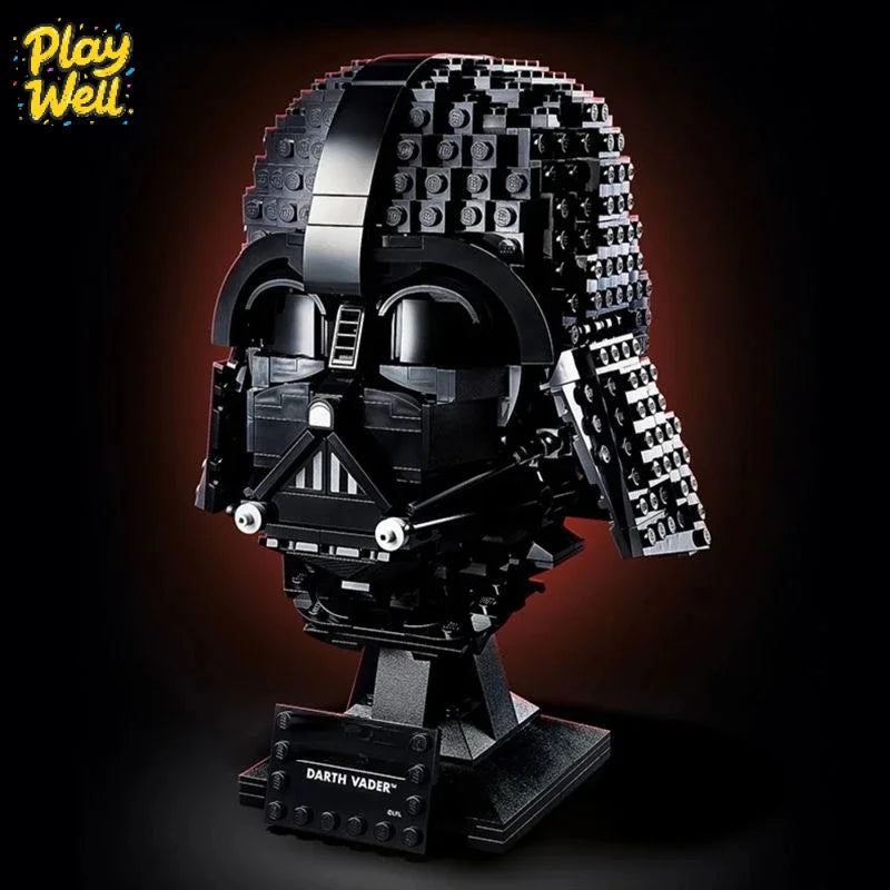 2025 Space War The Mandalorian Helmet Scout Dark Trooper Darth Vader 75429 Building Blocks Desk Decoration