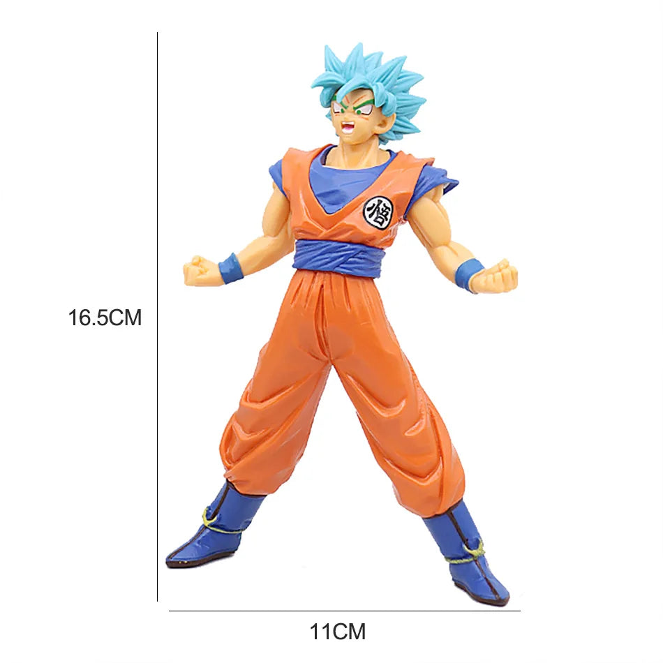 Dragon Ball Z Super Saiyan Anime Figurine Model GK Rose Goku Action Figure DBZ Gohan Figures Vegeta Statue Collection Toy