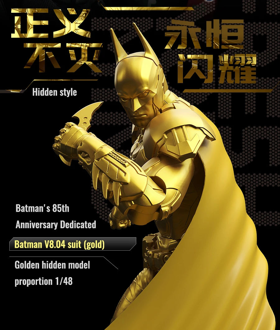 New F5 Batman Arkham Knight Assembled Model Blind Box 7style 10cm Action figures Collection Model Ornaments Toys Gift