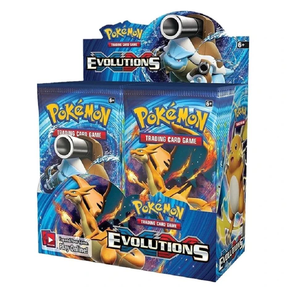 Latest 324Pcs Pokemon Cards Sun & Moon XY Evolutions Pokemon Booster Box Collectible