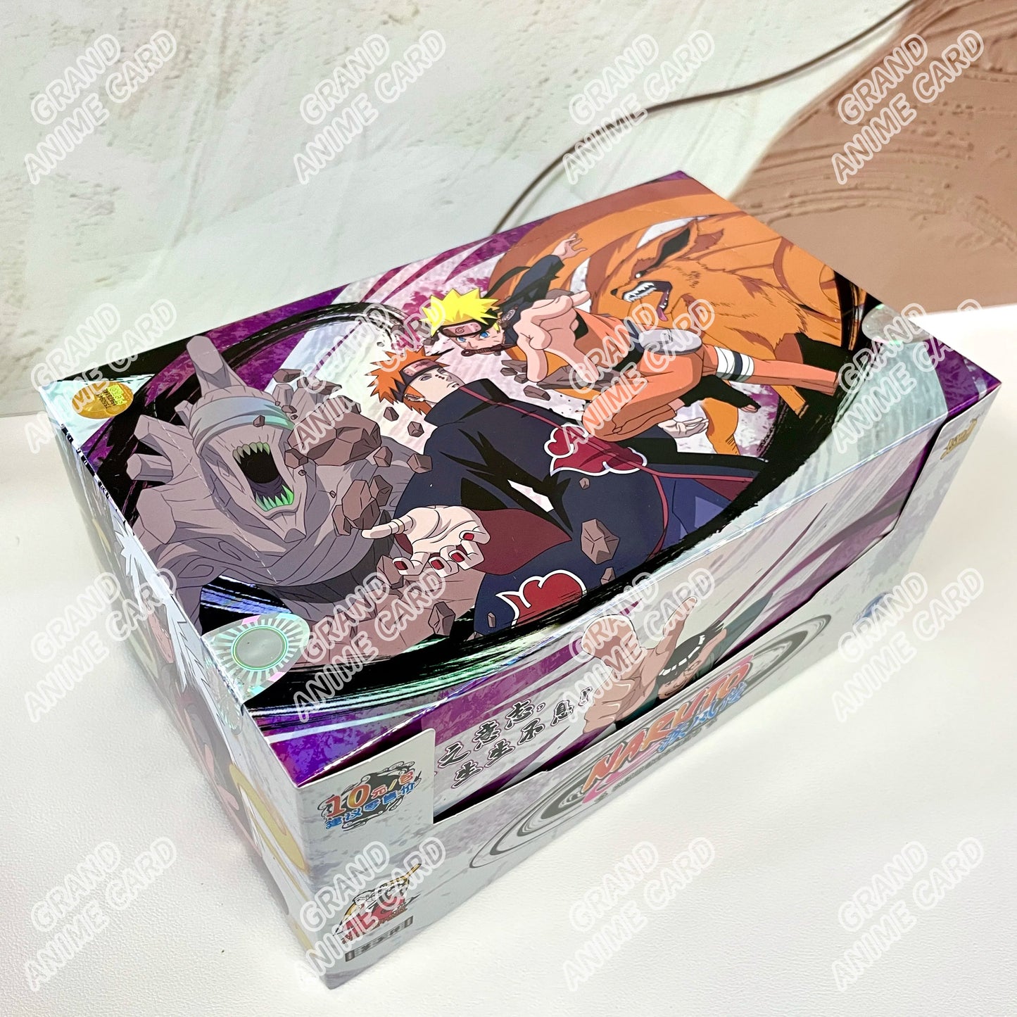 KAYOU Genuine Naruto Cards T2W9 T2W8 Booster Box Anime TCG Rare Ninja World Fight Chapter Collection