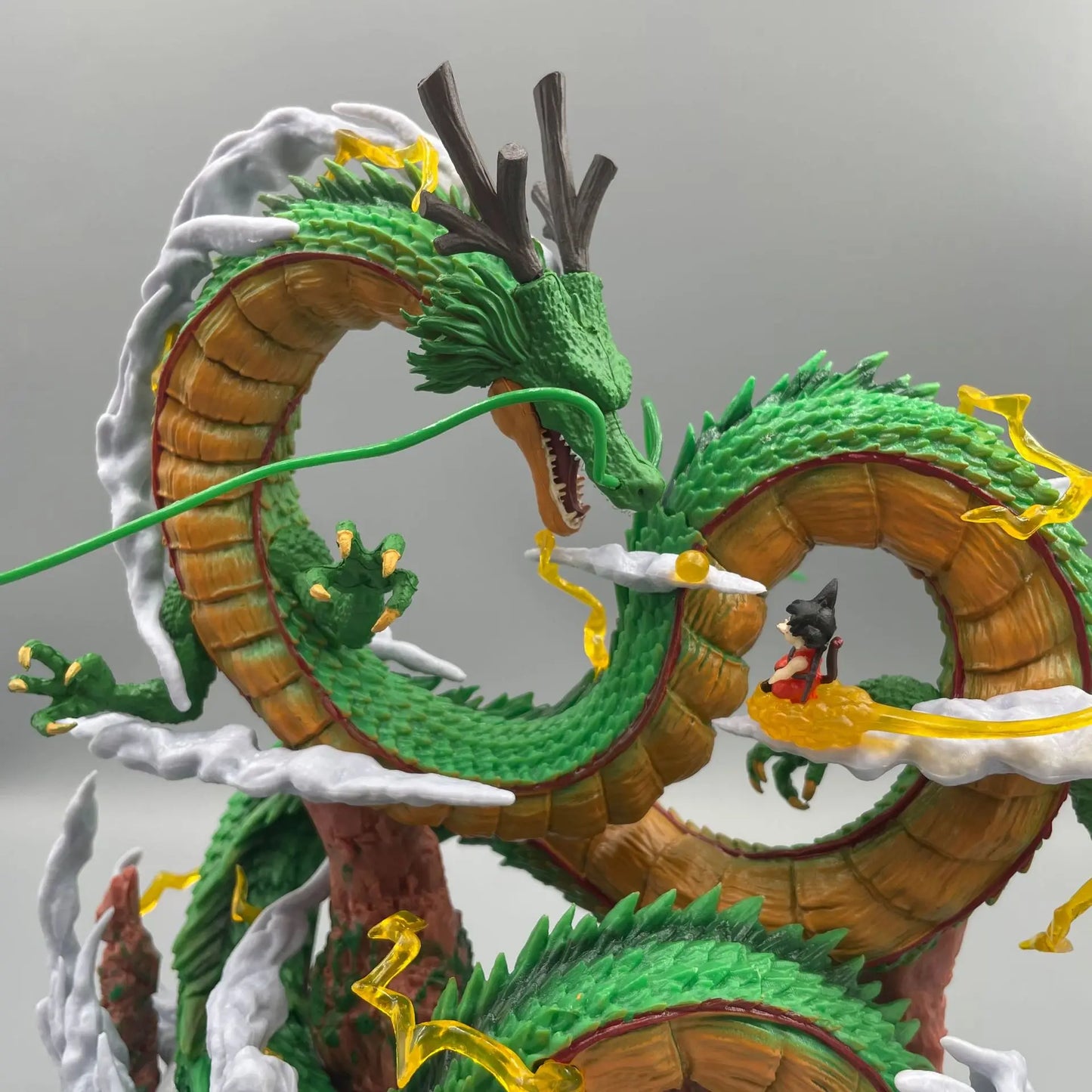24cm Dragon Ball Anime Figure Shenron Figure Goku And Shenron Figurine Model Pvc Doll Collection Toy