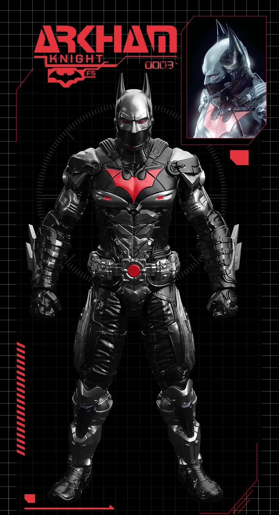 New F5 Batman Arkham Knight Assembled Model Blind Box 7style 10cm Action figures Collection Model Ornaments Toys Gift