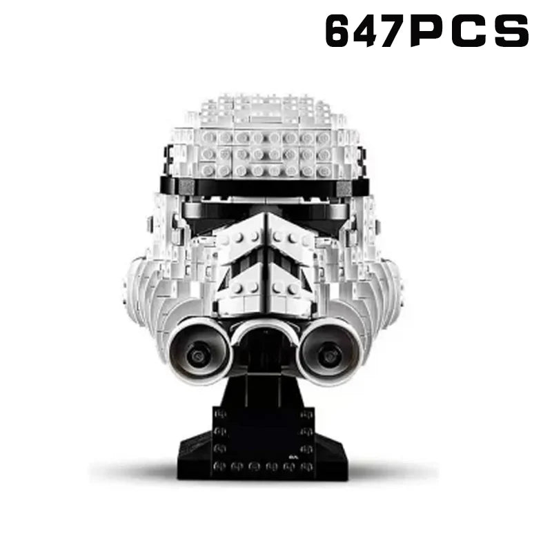 Moc Space Wars Helmet Stormtrooper Vader Fighter Building Blocks 75351 Model Bricks Toys For Kids Birthday Xmas Gifts Home Decor