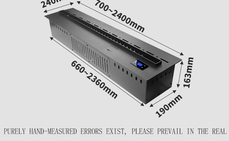 Water Vapor Fireplace Germicidal UV Lamps Customized 3D Flame Electric Fireplace Tv Stand