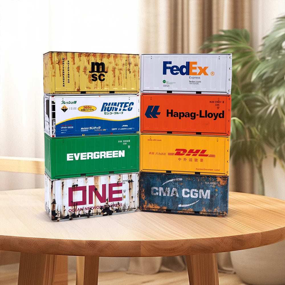 Mini Iron Storage Box Creative Decoration Desktop Model