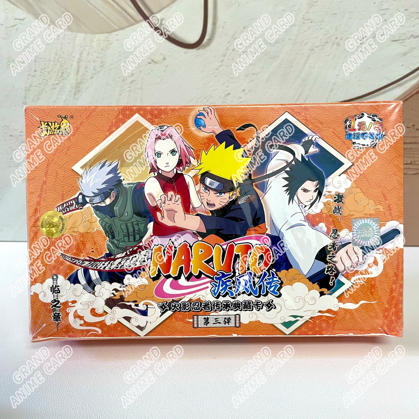 KAYOU Genuine Naruto Cards T2W9 T2W8 Booster Box Anime TCG Rare Ninja World Fight Chapter Collection