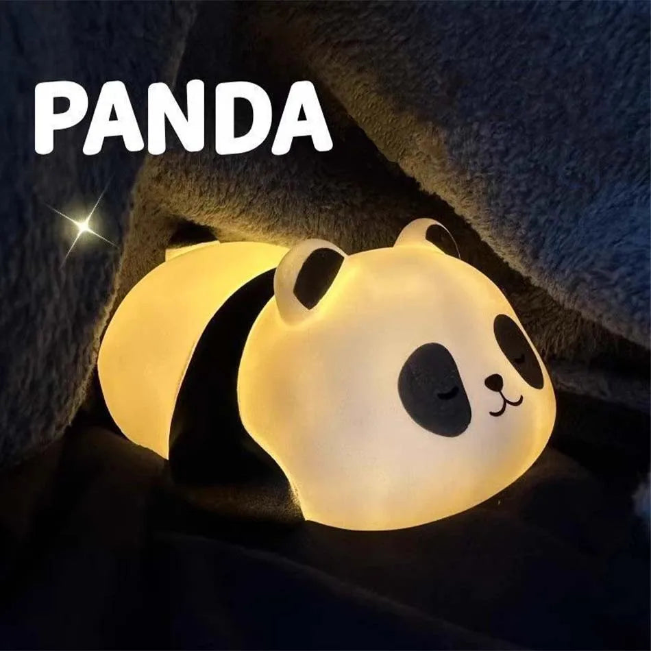 New Panda LED Night Light Living Room Plastic Lamp Bedside Decor