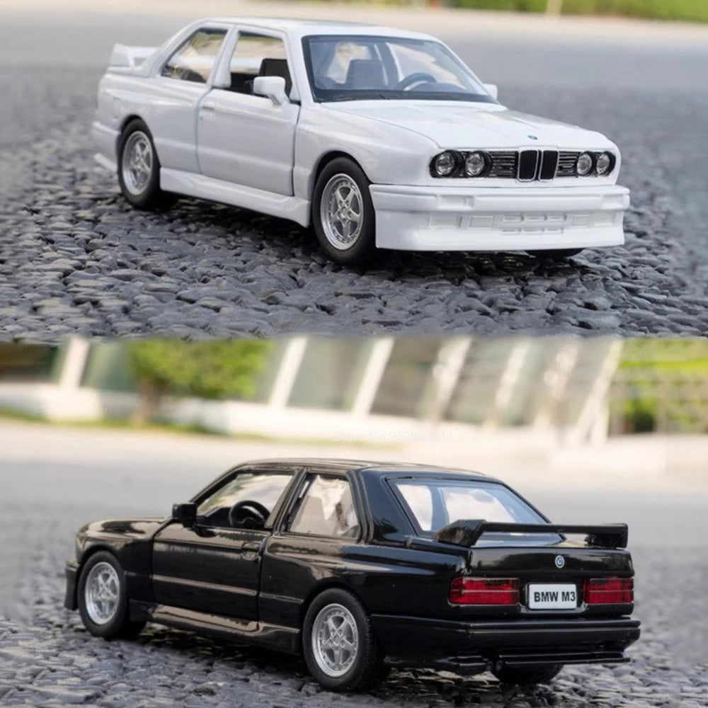 1/36 BMW M3 1987 Alloy Toys Car Model Metal Diecasts Toy Vehicles