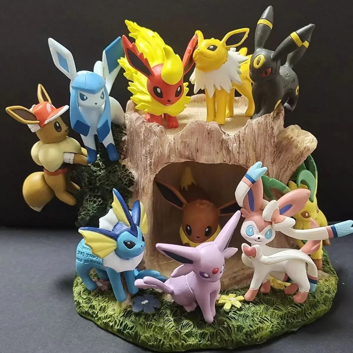 Pokemon Anime Figure Vulpix Scenes Version Figurine Toys PVC Model Mystery Box Gift