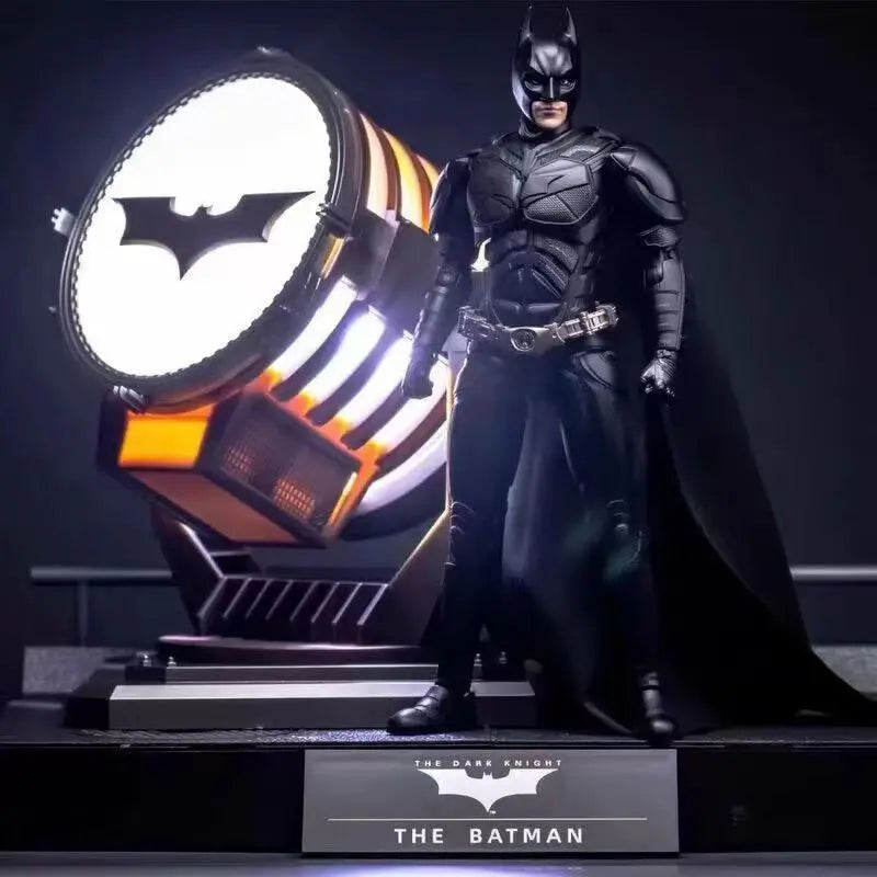 The Batman Bat-Signal DARK KNIGHT TRILOGY DC 1:12 Deluxe Edition Action Figure Justice League Model Toys Gift