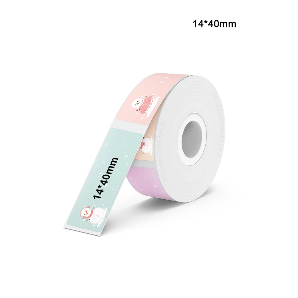 Portable Mini Printer Thermal Printer Adhesive Sticker Labelling Machine P12