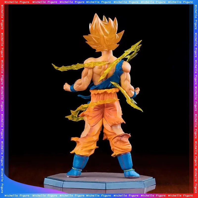 Hot Anime Dragon Ball Son Goku Super Saiyan Figure 17cm/6.69in Action Figure Model Gifts Collectible Figurines for Kids