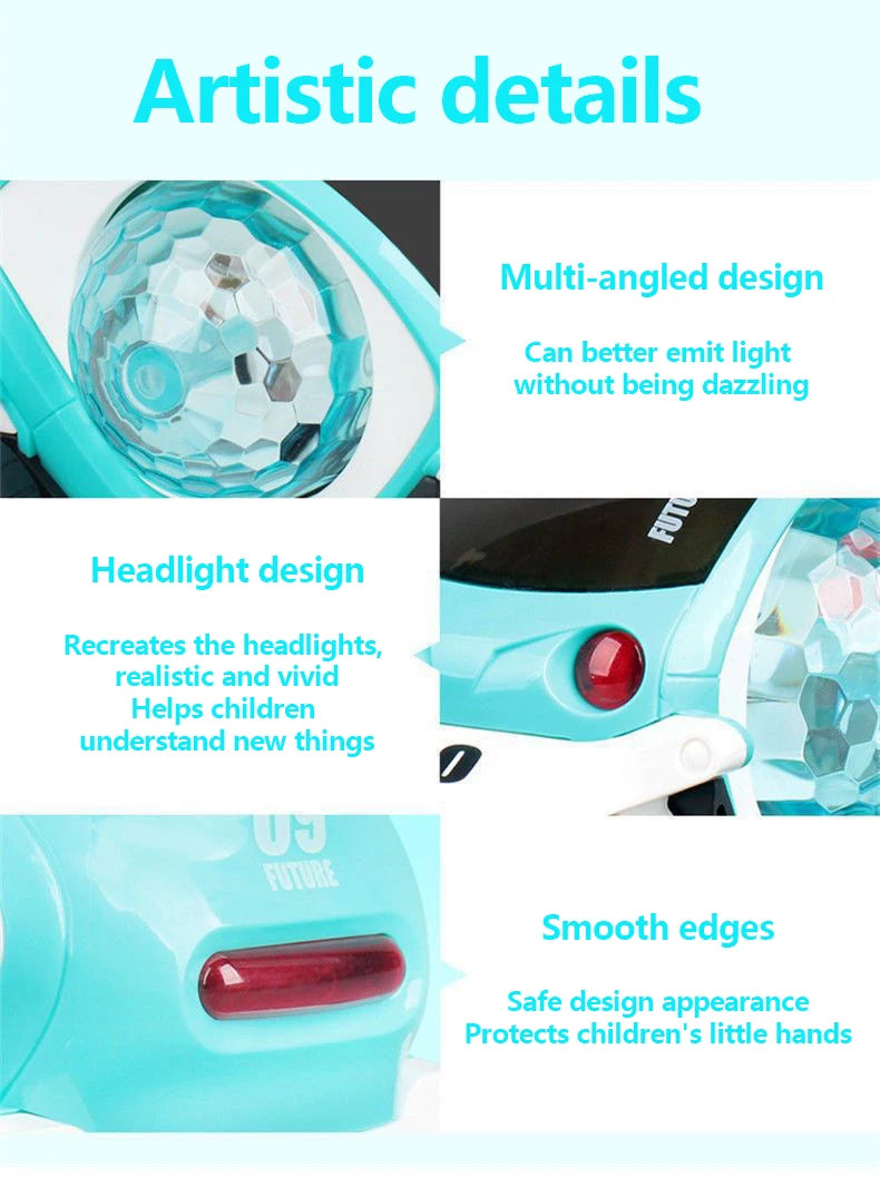 Car Toys Music Lighting Automatic Obstacle Avoidance Electronic Car