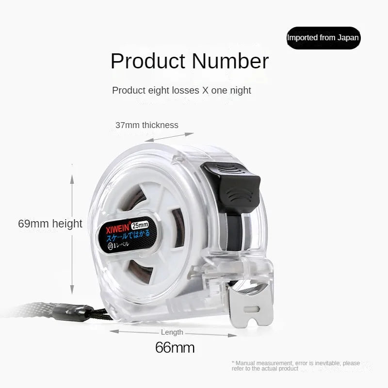 3M/5M/7.5M/10M Stainless Steel Tape Measure From Japan