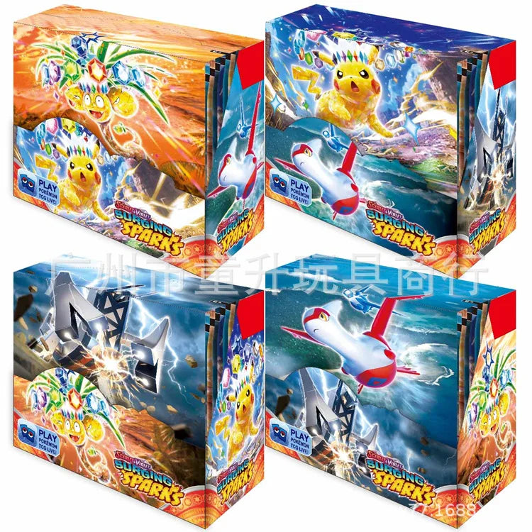 360Pcs Pokemon Destined Rivals Prismatic Evolutions Card Stellar Crown 151 Ultra Prism English Booster Battle Transaction Card