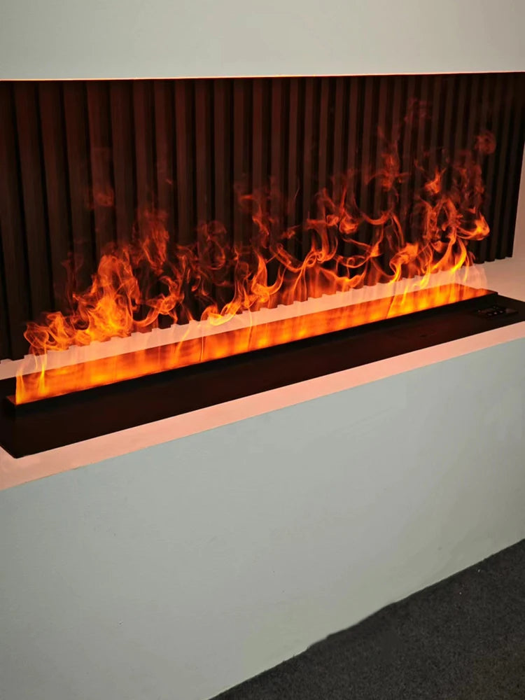 Electric Water Vapor Atomized Fireplace Customized Room TV Stand Decoration Humidifier 3D Vapour Fog Steam Indoor