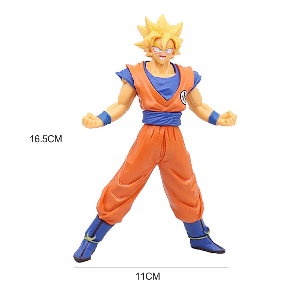 Dragon Ball Z Super Saiyan Anime Figurine Model GK Rose Goku Action Figure DBZ Gohan Figures Vegeta Statue Collection Toy
