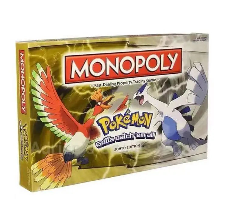 Pokémon City Urban Edition Monopoly Johto Edition Children's Board Game