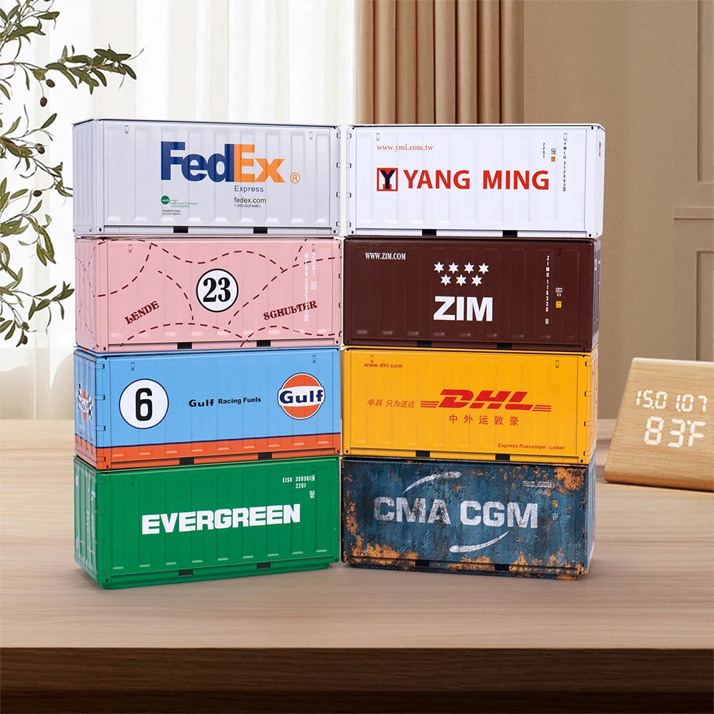 Mini Iron Storage Box Creative Decoration Desktop Model