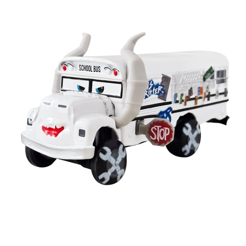 Disney Pixar Cars 3 2 Toy Lightning Mcqueen Mack Truck Mater Miss Fritter Frank Queen Cars