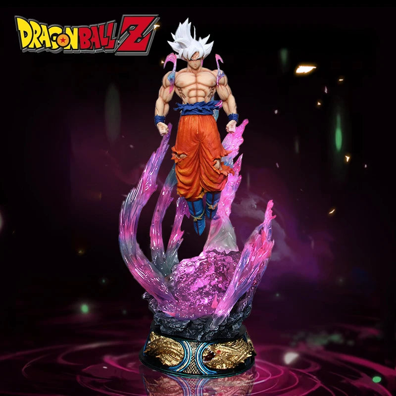 New Dragon Ball 25cm Ultra Instinct Super Saiyan Figurine Pvc Statue Model Ornament Collection