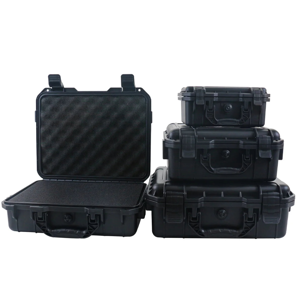1pc Waterproof Hard Carry Case Bag Tool Case With Pre-cut Sponge Storage Box Safety Protector Organizer Hardware Toolbox