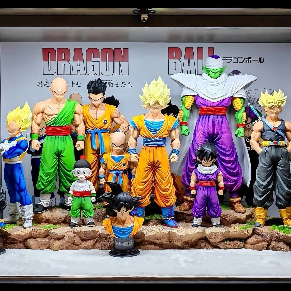 Anime Dragon Ball Kids Krillin Son Gohan Trunks Action Figures PVC Model Collection Desktop Decoration Toys