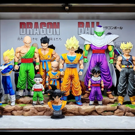 Anime Dragon Ball Kids Krillin Son Gohan Trunks Action Figures PVC Model Collection Desktop Decoration Toys