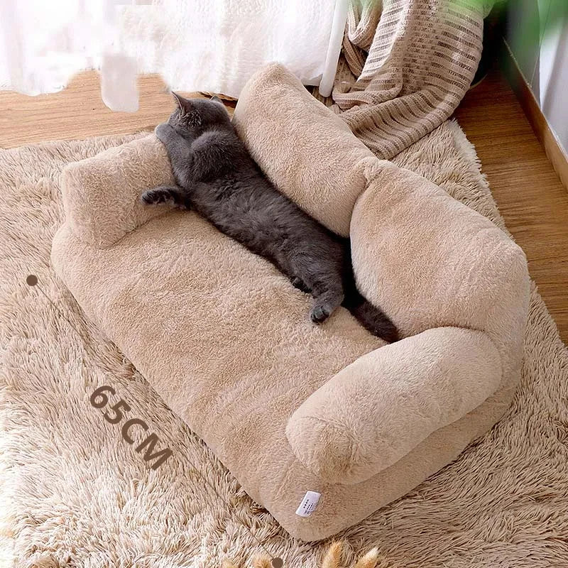 Luxury Cat Bed Sofa Winter Warm Nest Pet Bed for Small Medium Dogs Cats