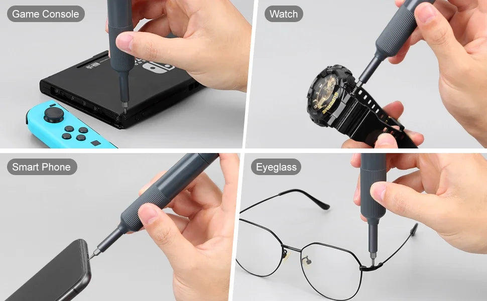 27 in 1 Precision Screwdriver Set  Magnetic Bits Pen Style Manual Repair Tools Kit