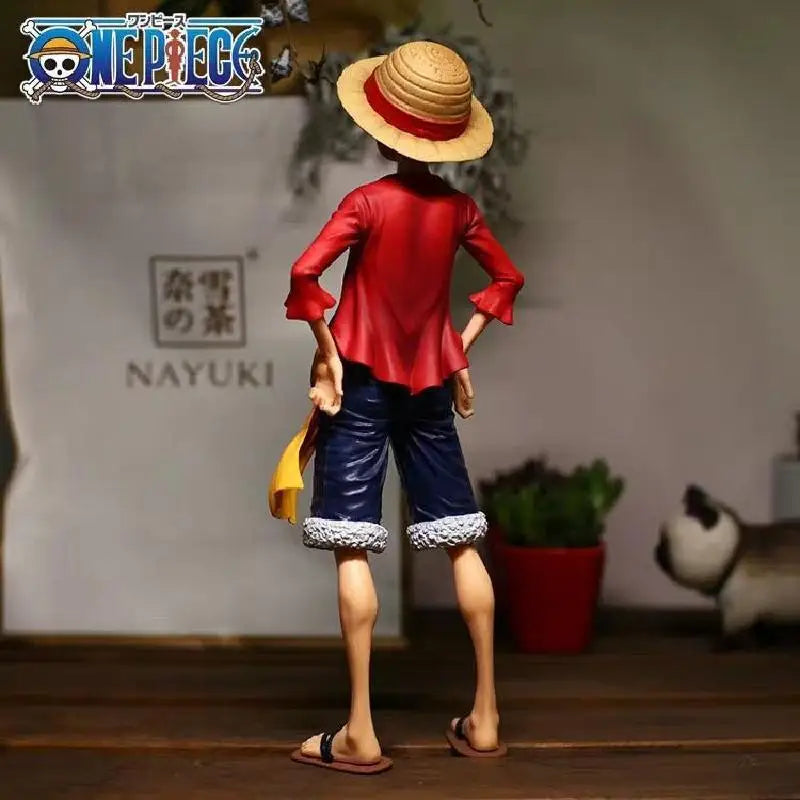 Hot 28cm One Piece Luffy Three Form Face Changing Doll Action Figurine Model Toys