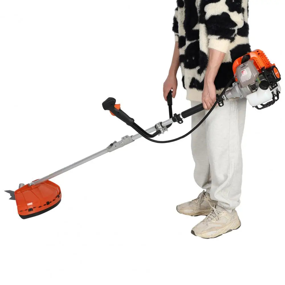 52cc Weed Wacker Gas Powered Trimmer 2 in 1 Cordless 2-Stroke Brush Cutter Handheld Lawn Mower Garden Tools