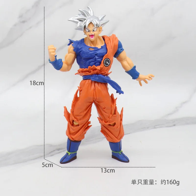 Dragon Ball Z Super Saiyan Anime Figurine Model GK Rose Goku Action Figure DBZ Gohan Figures Vegeta Statue Collection Toy