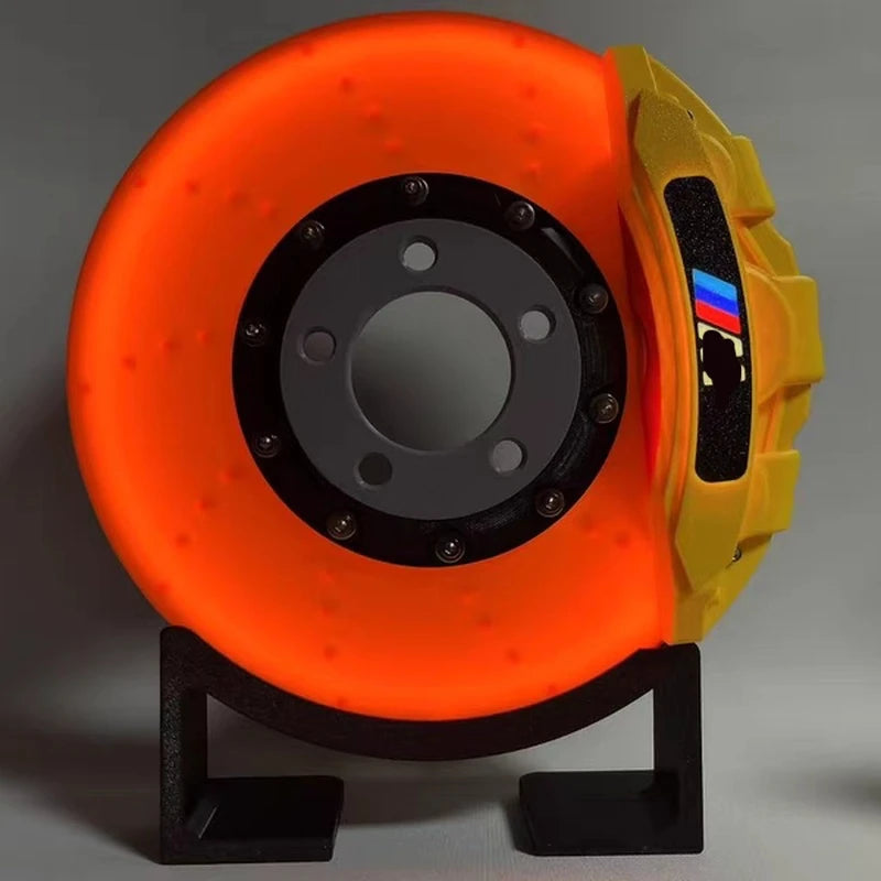 Creative Diy Brake Disc Modified Led Atmosphere Lights Handmade Desktop Wall-Mounted Night Light