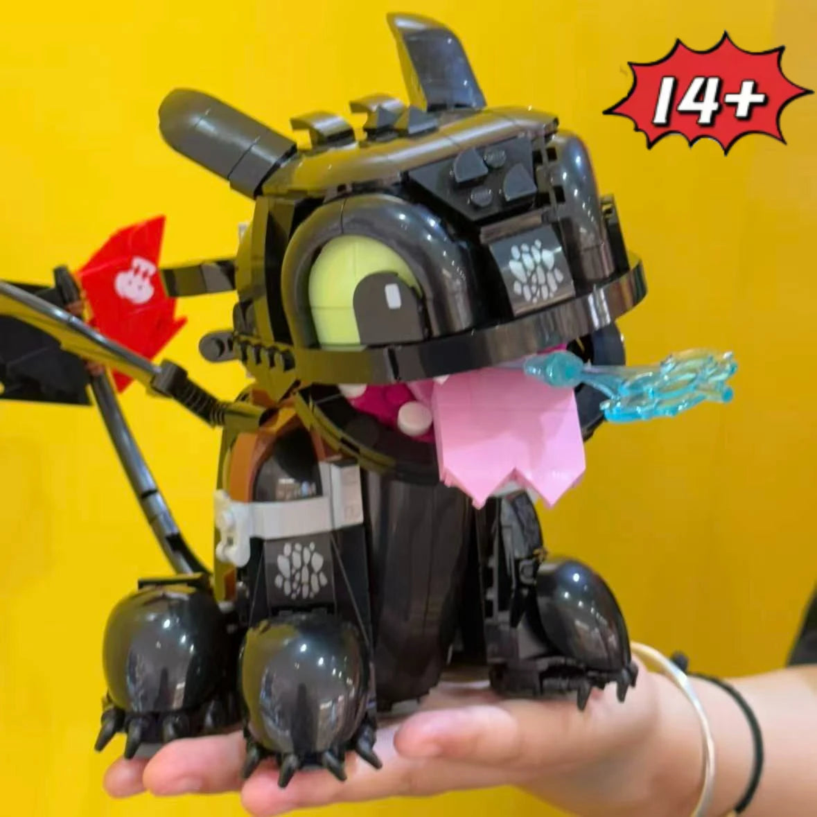 MINISO Disney 10375 Cute Pets Toothless Night Fury Dragon Building Blocks Toy Christmas Gifts