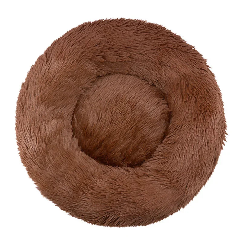 40-90cm 6 Sizes Round Super Soft Pet Bed for Large Dog & Cat