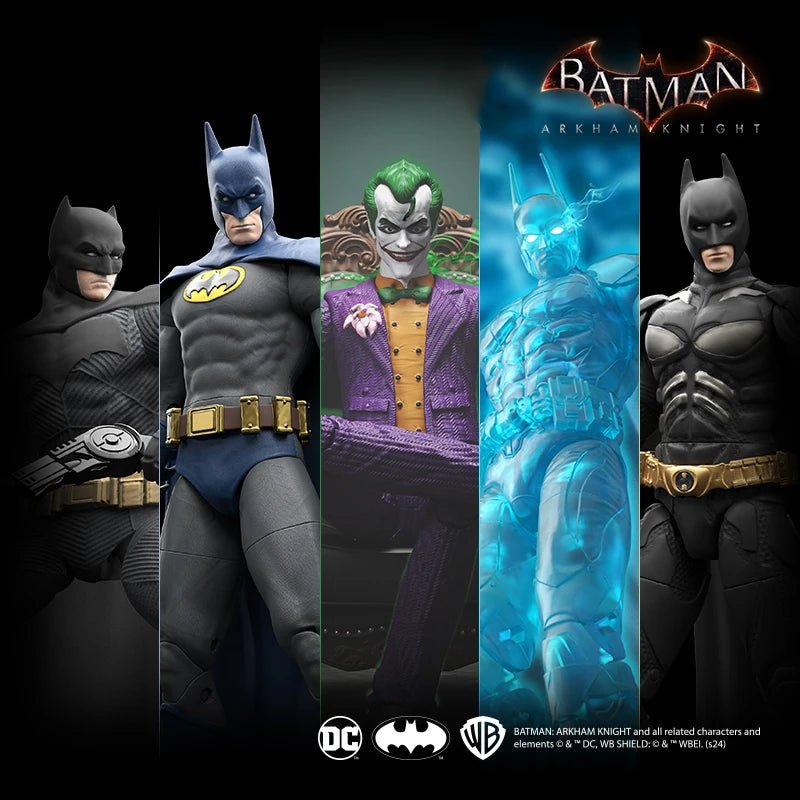 New F5 Batman Arkham Knight Assembled Model Blind Box 11style 10cm Action Figure Collection Model Toys