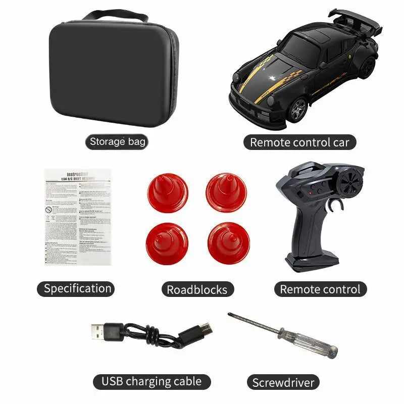 2025 New Kf20 1:64 Drift Rc Car Full Proportions Desk Competition Toy Ideal Gifts