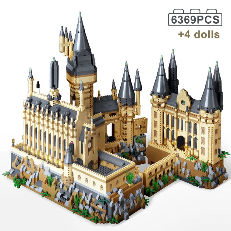 Micro Bricks City Creative Medieval Magic Castle S Kid Assembly Toys